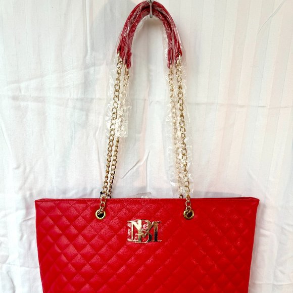 Badgley Mischka Quilted Chain Strap Bag - Picture 3 of 11